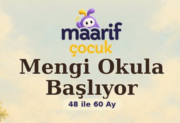Anne ayı, yavrusu ve çocukların yer aldığı resimli hikâye sayfası