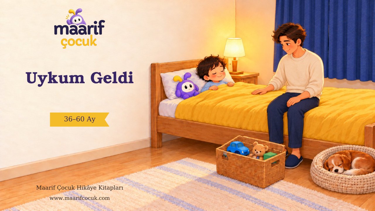 Uykum Geldi — Maarif Çocuk kitap kapağı