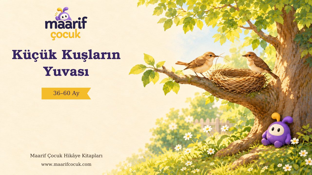 Küçük Kuşların Yuvası — Maarif Çocuk kitap kapağı