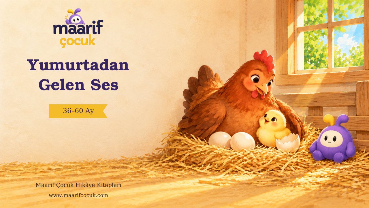 Yumurtadan Gelen Ses — Maarif Çocuk kitap kapağı