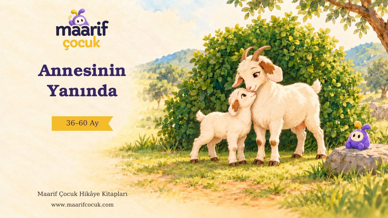 Annesinin Yanında — Maarif Çocuk kitap kapağı
