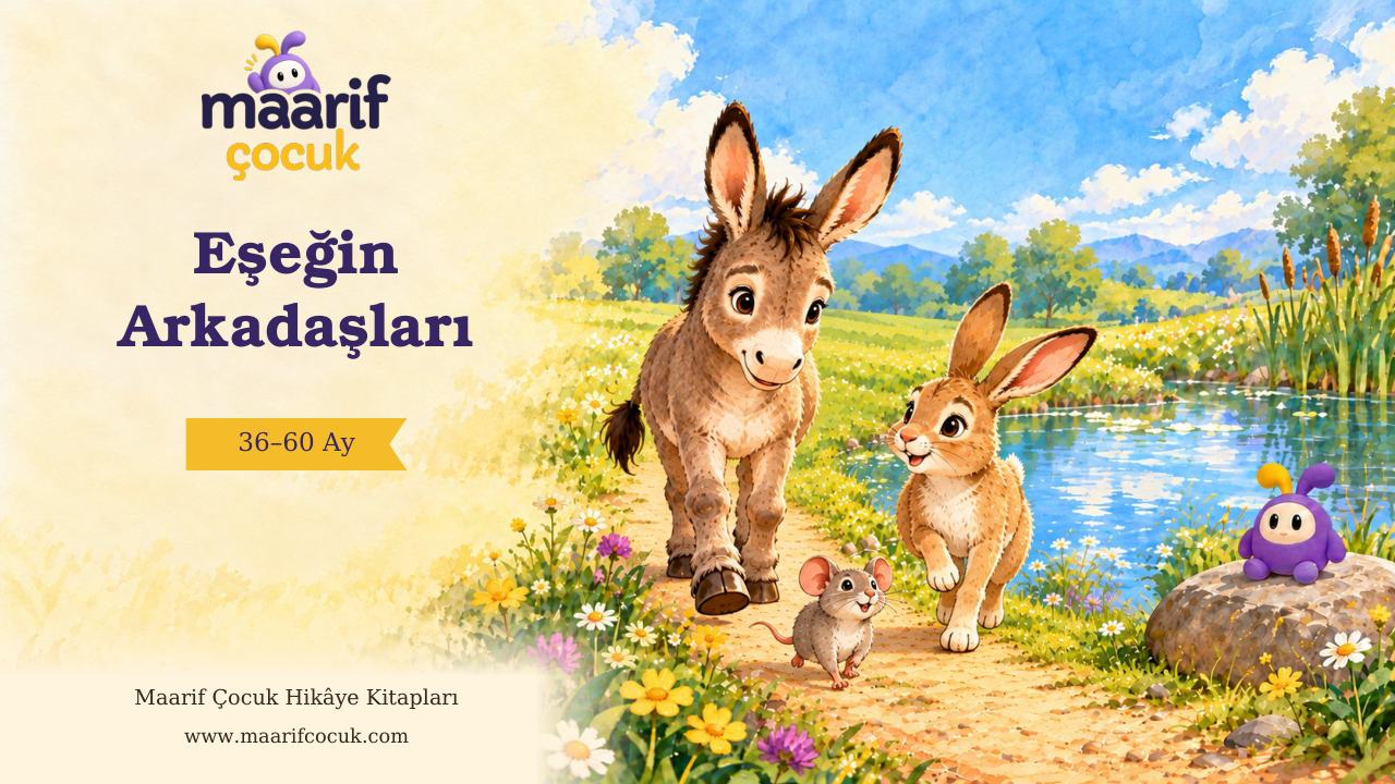 Eşeğin Arkadaşları — Maarif Çocuk kitap kapağı