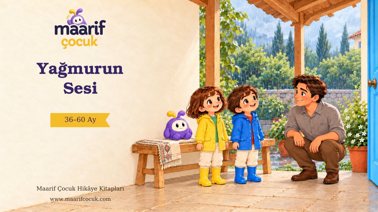 Yağmurun Sesi — Maarif Çocuk kitap kapağı