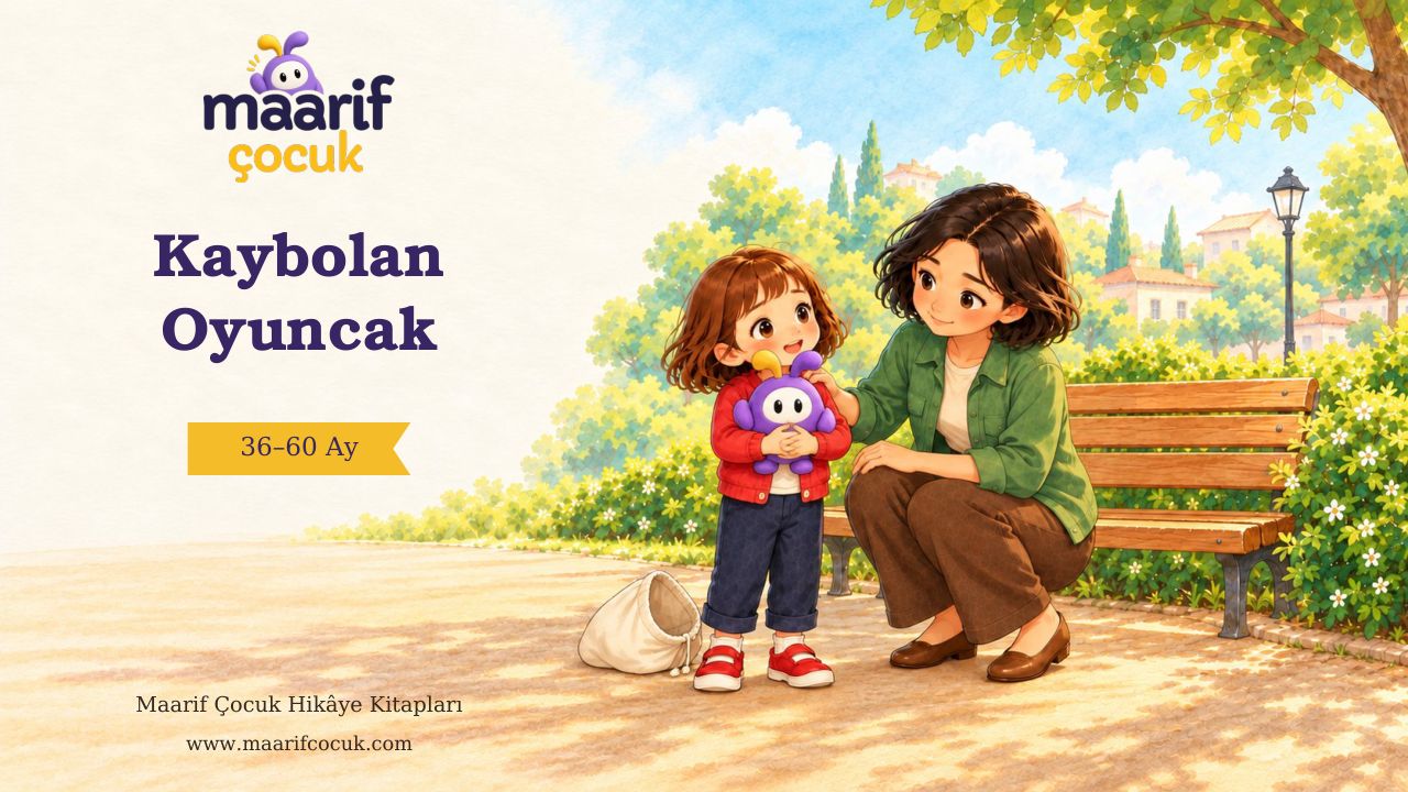 Kaybolan Oyuncak — Maarif Çocuk kitap kapağı