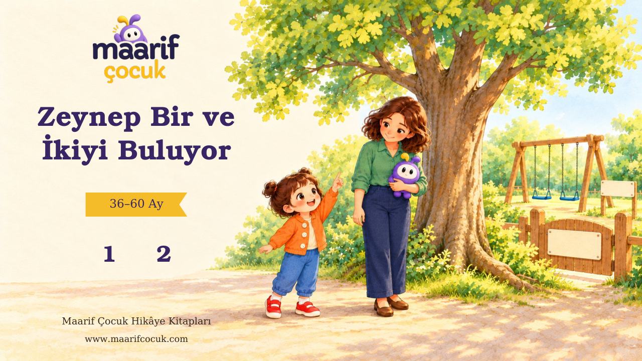 Zeynep Bir ve İkiyi Buluyor — Maarif Çocuk kitap kapağı