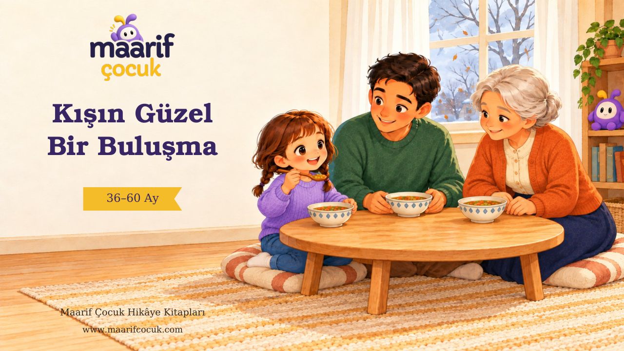 Kışın Güzel Bir Buluşma — Maarif Çocuk kitap kapağı