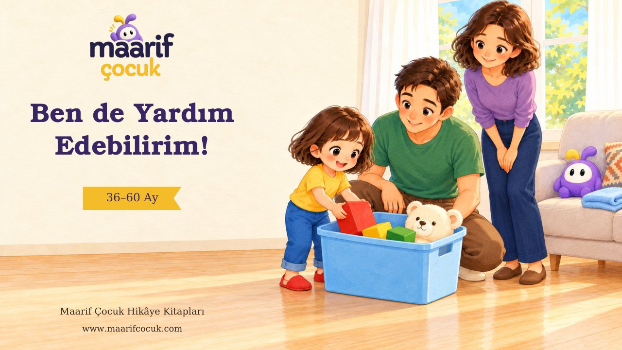 Ben de Yardım Edebilirim — Maarif Çocuk kitap kapağı