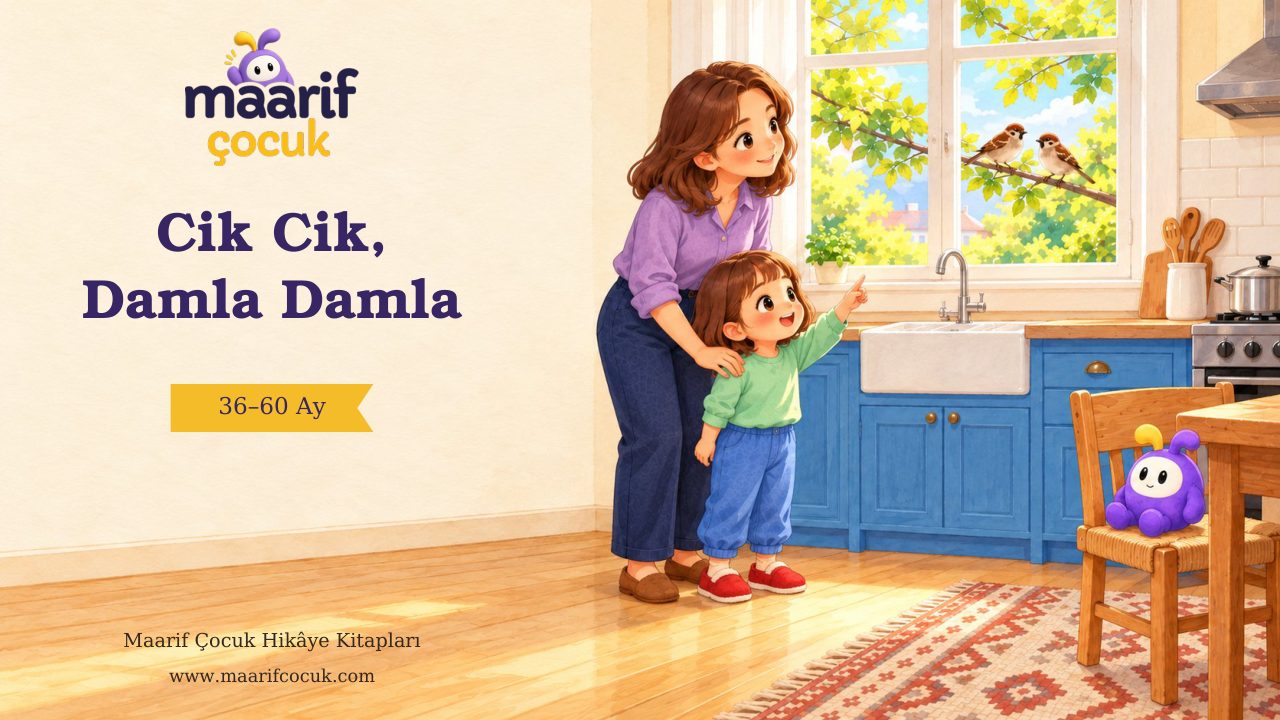 Çık Çık, Damla Damla — Maarif Çocuk kitap kapağı