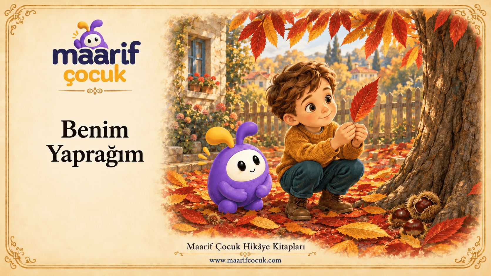 Benim Yaprağım — Maarif Çocuk kitap kapağı
