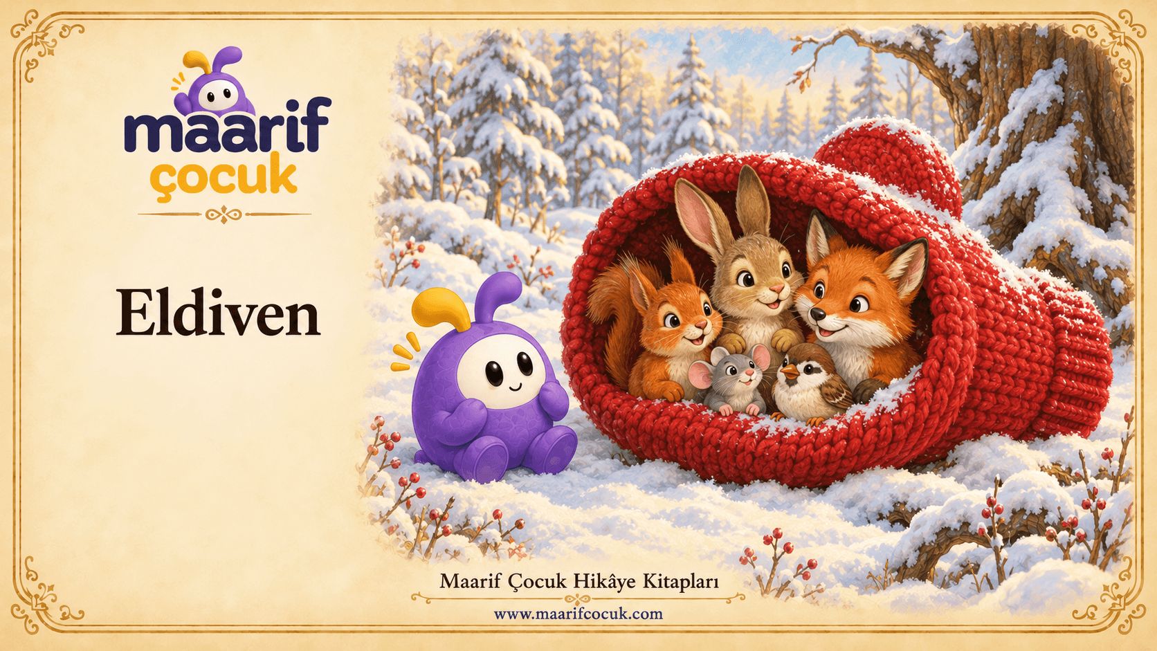Eldiven — Maarif Çocuk kitap kapağı