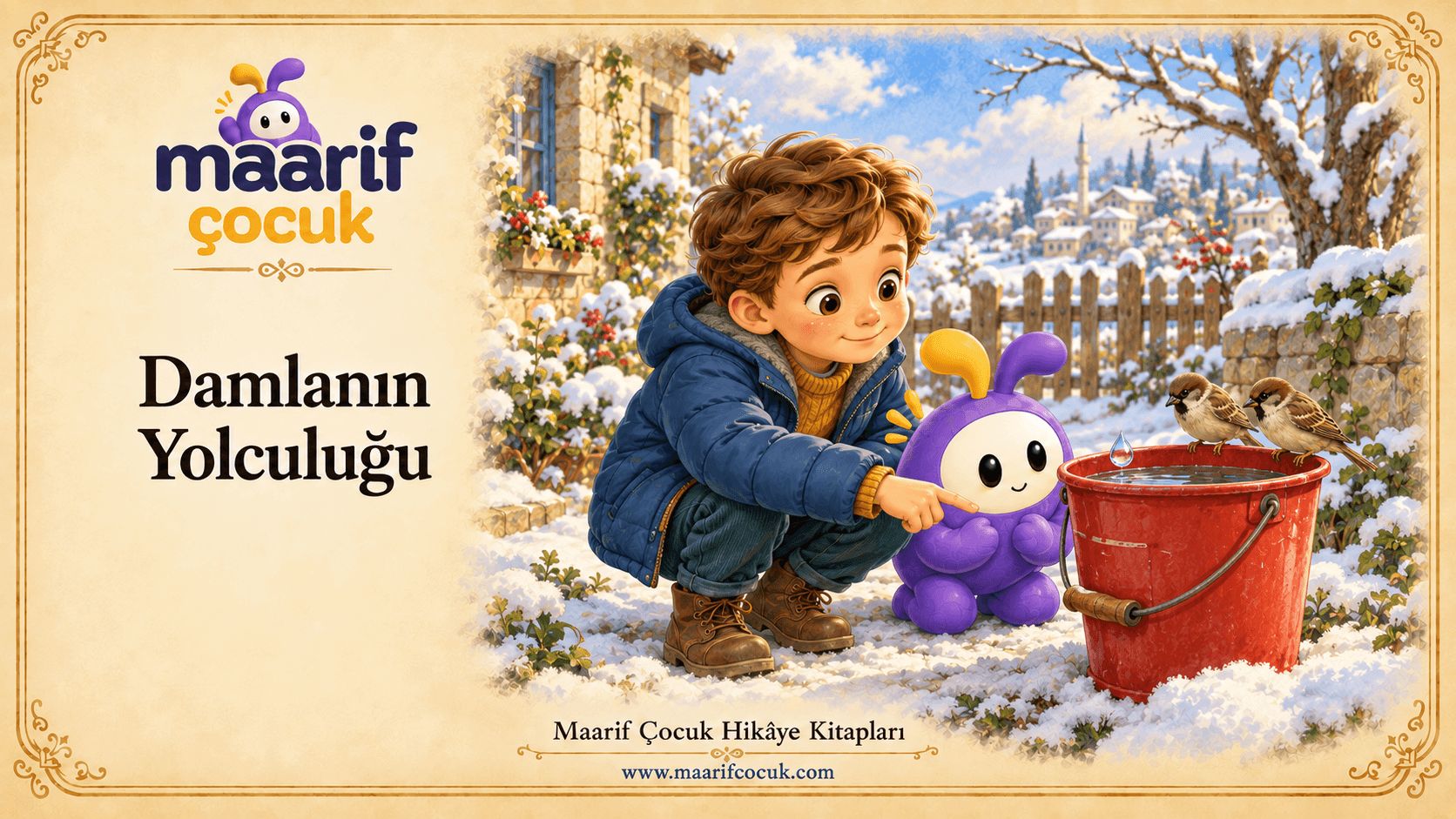 Damlanın Yolculuğu — Maarif Çocuk kitap kapağı