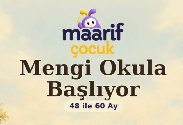 Maarif Çocuk Mengi Okula Başlıyor hikâyesinin mevcut tanıtım kapağı